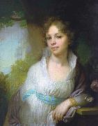 Vladimir Borovikovsky Portrait of Maria Lopukhina oil painting on canvas